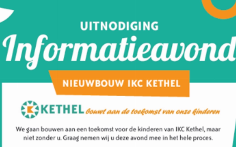 Informatieavond nieuwbouw IKC Kethel: in gesprek over de toekomst